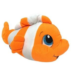 Fiesta Chester Clown Fish Plush 14" Happy Face Smiling Ocean Core Stuffed Animal